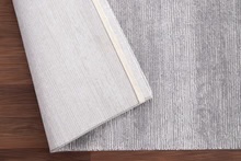 Designer Wohnzimmer Teppich Abstrakte Musterung Modern Grau-Grau